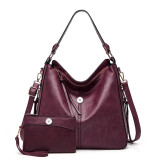Women's bags, shoulder messenger, portable large-capacity tote bag fit 18mm snap button jewelry