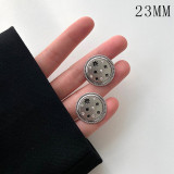 23MM Metal button fit 20mm snap jewelry