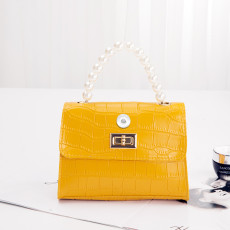Crocodile pattern female bag mini bag fashion simple chain messenger bag fit 18mm snap button jewelry