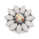 20MM  daisy rhinestone design  Metal snap buttons