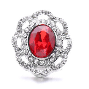 20MM  rhinestone design  Metal snap buttons