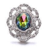 20MM  rhinestone design  Metal snap buttons