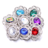 20MM  rhinestone design  Metal snap buttons