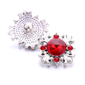 20MM design rhinestone design  Metal snap buttons