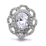 20MM  rhinestone design  Metal snap buttons