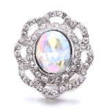 20MM  rhinestone design  Metal snap buttons