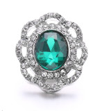 20MM  rhinestone design  Metal snap buttons