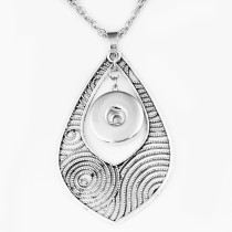 Water drop scorpion elephant   Necklace 80CM chain silver  fit 20MM chunks snaps jewelry  necklace for women