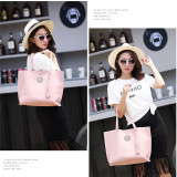 Single-shoulder large-capacity fashion handbag tote bag fit 18mm snap button jewelry
