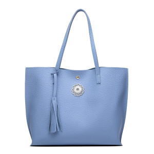 Single-shoulder large-capacity fashion handbag tote bag fit 18mm snap button jewelry