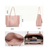 Single-shoulder large-capacity fashion handbag tote bag fit 18mm snap button jewelry