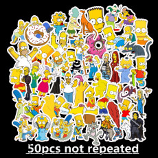50 cartoon movie graffiti stickers suitcase motorcycle trolley suitcase laptop waterproof stickers