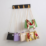 Square bag fresh and sweet stone pattern solid color silk scarf all-match shoulder bag fit 18mm snap button jewelry