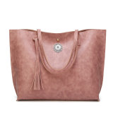 Women's tote bag large capacity women's single shoulder bag fit 18mm snap button jewelry