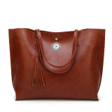 Women's tote bag large capacity women's single shoulder bag fit 18mm snap button jewelry
