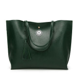 Women's tote bag large capacity women's single shoulder bag fit 18mm snap button jewelry