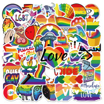 50 cartoon colorful pattern graffiti stickers suitcase motorcycle trolley suitcase laptop waterproof stickers