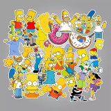 50 cartoon movie graffiti stickers suitcase motorcycle trolley suitcase laptop waterproof stickers
