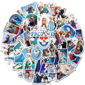 50 cartoon movie princess graffiti stickers suitcase motorcycle trolley suitcase laptop waterproof stickers