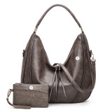 Hollow ladies casual large-capacity one-shoulder messenger handbag fit 18mm snap button jewelry