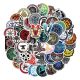 50pcs Viking Totem  graffiti stickers decorative suitcase notebook waterproof detachable stickers