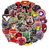 50pcs Do not repeat superhero movies  graffiti stickers decorative suitcase notebook waterproof detachable stickers