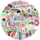 50 cartoon cute pink stickers decorative suitcase notebook waterproof detachable stickers