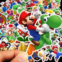 50 cartoon character stickers personality motorcycle trolley case stickers cartoon waterproof stickers