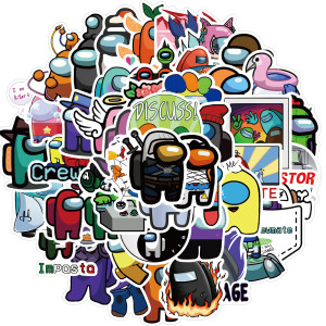 50 pieces of hip-hop style outdoor bus stickers stickers decorative luggage laptop waterproof removable stickers