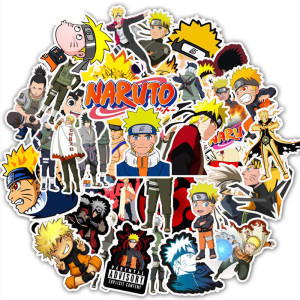 50pcs Cartoon movie graffiti stickers decorative suitcase notebook waterproof detachable stickers