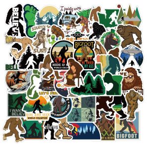 50 Sasquatch graffiti stickers decorative suitcase notebook waterproof removable stickers