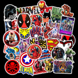 50pcs Do not repeat superhero movies  graffiti stickers decorative suitcase notebook waterproof detachable stickers