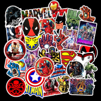 50pcs Do not repeat superhero movies  graffiti stickers decorative suitcase notebook waterproof detachable stickers