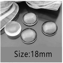 200 pcs/bag 16MM 18MM 20MM  glass cabochons fit 18mm 20mm snaps  Accessories fit ST0011-20 ST0011-18