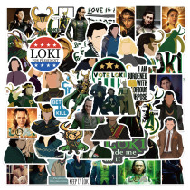 50pcs Popular movies  graffiti stickers decorative suitcase notebook waterproof detachable stickers
