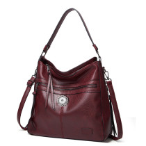 Handbag fashion one-shoulder retro large-capacity messenger bag fit 18MM snap chunks