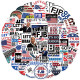 50pcs USA  Biden graffiti stickers decorative suitcase notebook waterproof detachable stickers