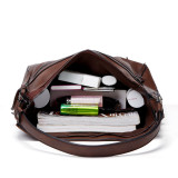 Handbag fashion one-shoulder retro large-capacity messenger bag fit 18MM snap chunks