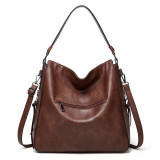 Handbag fashion one-shoulder retro large-capacity messenger bag fit 18MM snap chunks