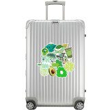 50pcs Girl green environmental icon  graffiti stickers decorative suitcase notebook waterproof detachable stickers