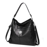 Handbag fashion one-shoulder retro large-capacity messenger bag fit 18MM snap chunks