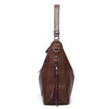 Handbag fashion one-shoulder retro large-capacity messenger bag fit 18MM snap chunks