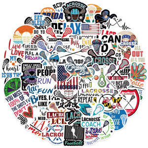 50pcs Hockey team graffiti stickers decorative suitcase notebook waterproof detachable stickers