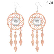 Dream Catcher Earring Material Copper Zinc Alloy Earrings charms fit  12MM snap button jewelry