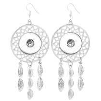 Dream Catcher Earring Material Copper Zinc Alloy Earrings charms fit  18 20MM snap button jewelry