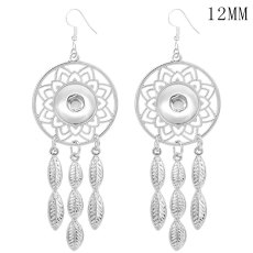 Dream Catcher Earring Material Copper Zinc Alloy Earrings charms fit  12MM snap button jewelry