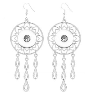 Dream Catcher Earring Material Copper Zinc Alloy Earrings charms fit  18 20MM snap button jewelry