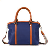 Fashion all-match large-capacity Oxford cloth mother and child bag shoulder messenger handbag fit 18mm  snap button jewelry