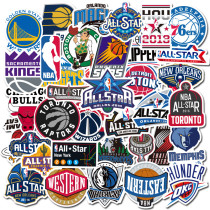 50pcs  Team logo  graffiti stickers decorative suitcase notebook waterproof detachable stickers