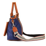 Fashion all-match large-capacity Oxford cloth mother and child bag shoulder messenger handbag fit 18mm  snap button jewelry
